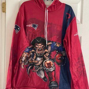 New England Patriots NFL Pullover Hoodie SZ XL NEW
